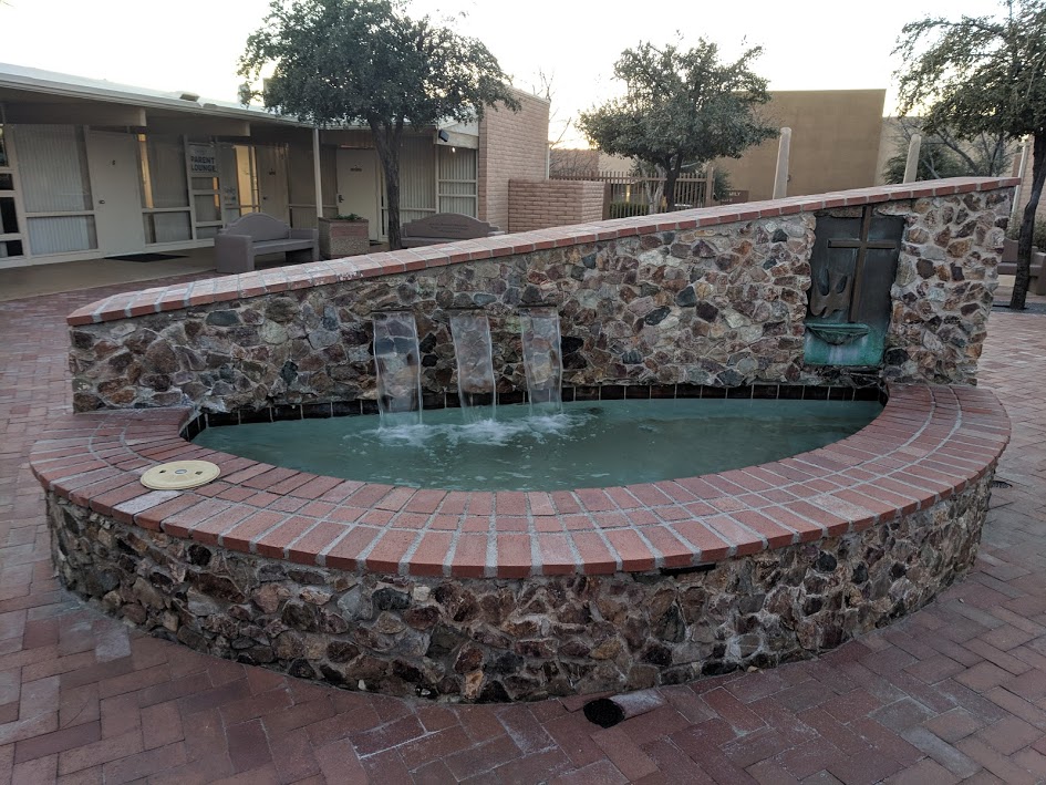 fountain of life exterior fountain image